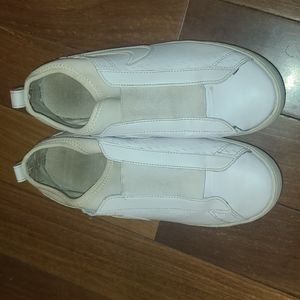 Nike slip on sneakers, white 6.5